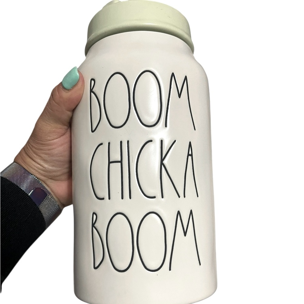 💚Rae Dunn Artisan Collection White Ceramic Base Boom Chicka Boom. - Picture 6 of 8